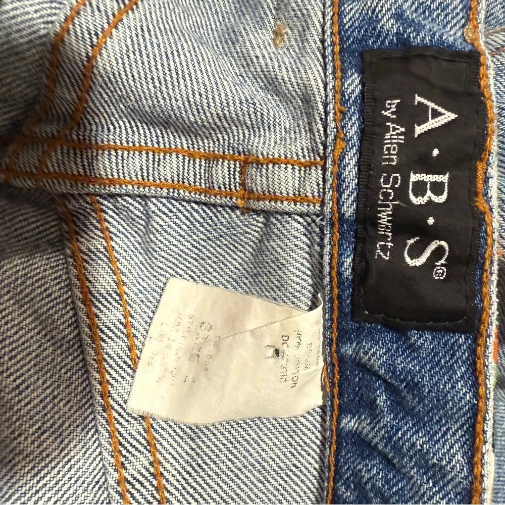 Rare Multicolor Trim Cropped Jeans ASO Buffy Summers BtVS High Rise Vintage - Picture 8 of 11